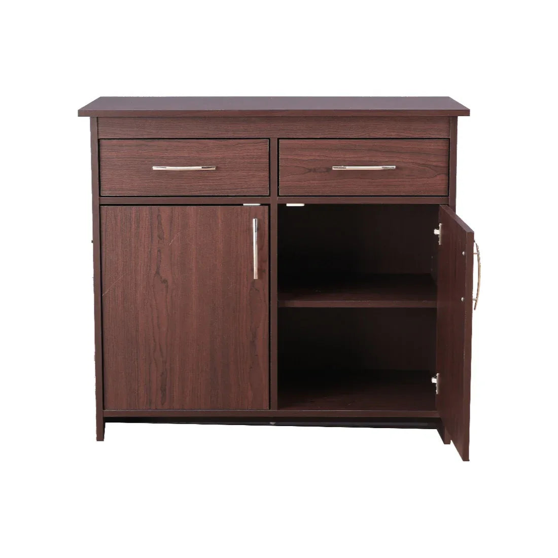 Albert Engineered Wood 2 Door Cabinet in Cherry Brown Colour - HomeTown