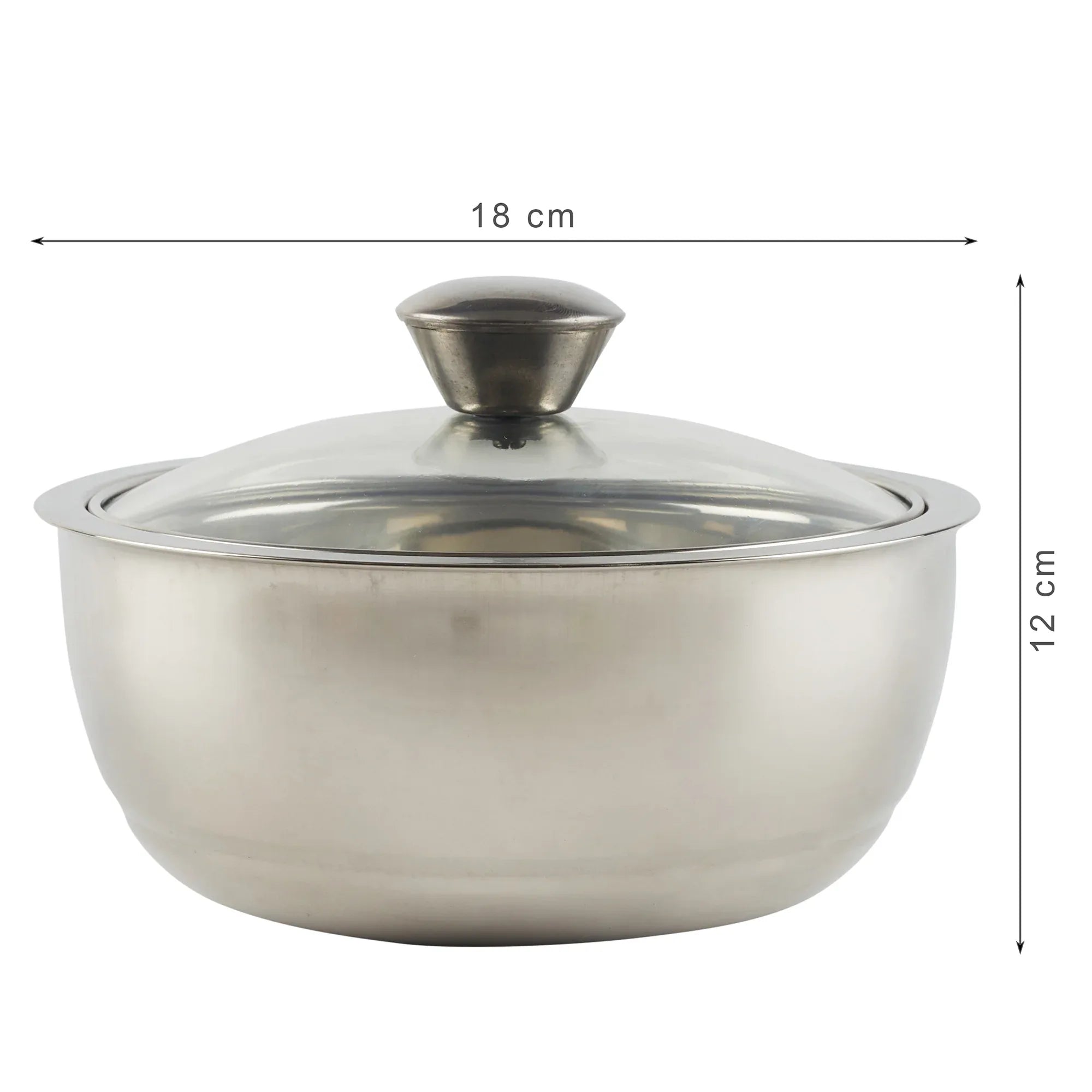 Sapphire Double Wall Insulated Stainless Steel Meal Serve Combo Set of 3 in Silver Colour - HomeTown