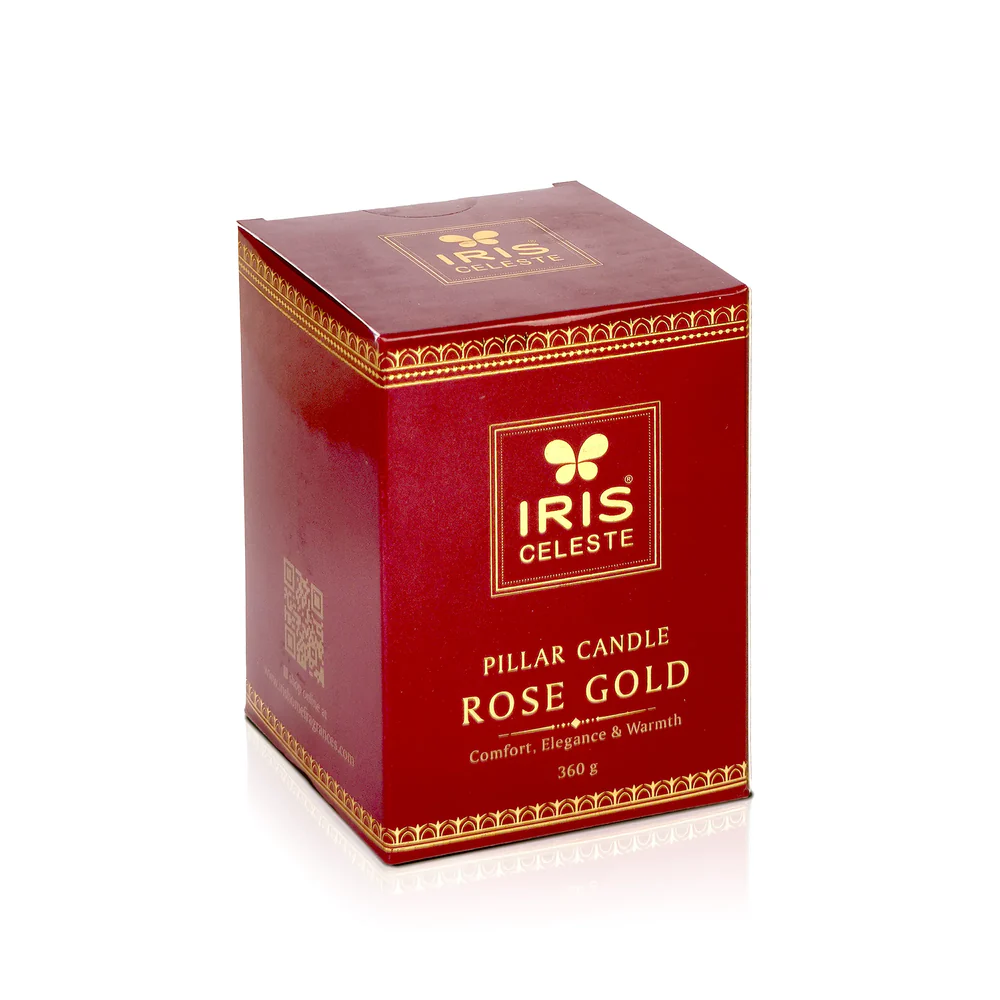 IRIS CELESTE  PILLAR CANDLE  ICAC09012RG