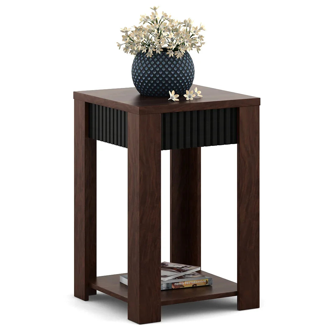 Antwerp Side Table in Sheesham Colour - HomeTown