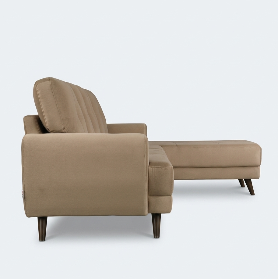 RIGA LYRA FAB LOUNGER LARGE BROWN LH