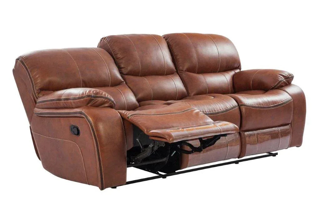 Tigris Leatherette Recliner In Brown Colour - HomeTown