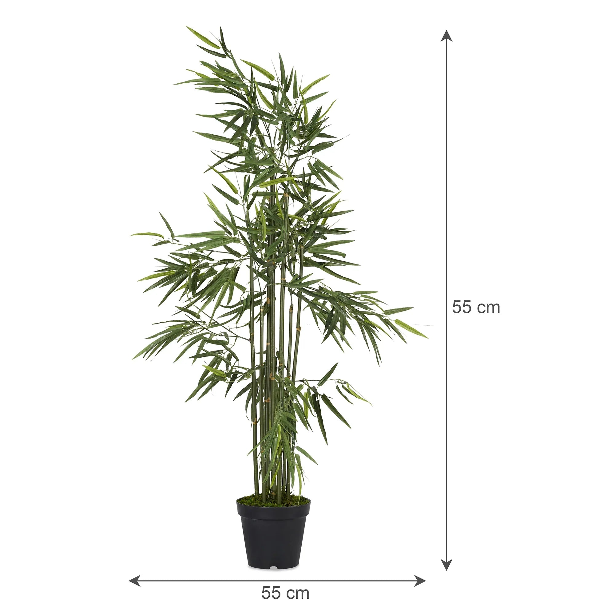 Ilana Faux Bamboo Potted Plant 103 Cm in Green Colour - HomeTown
