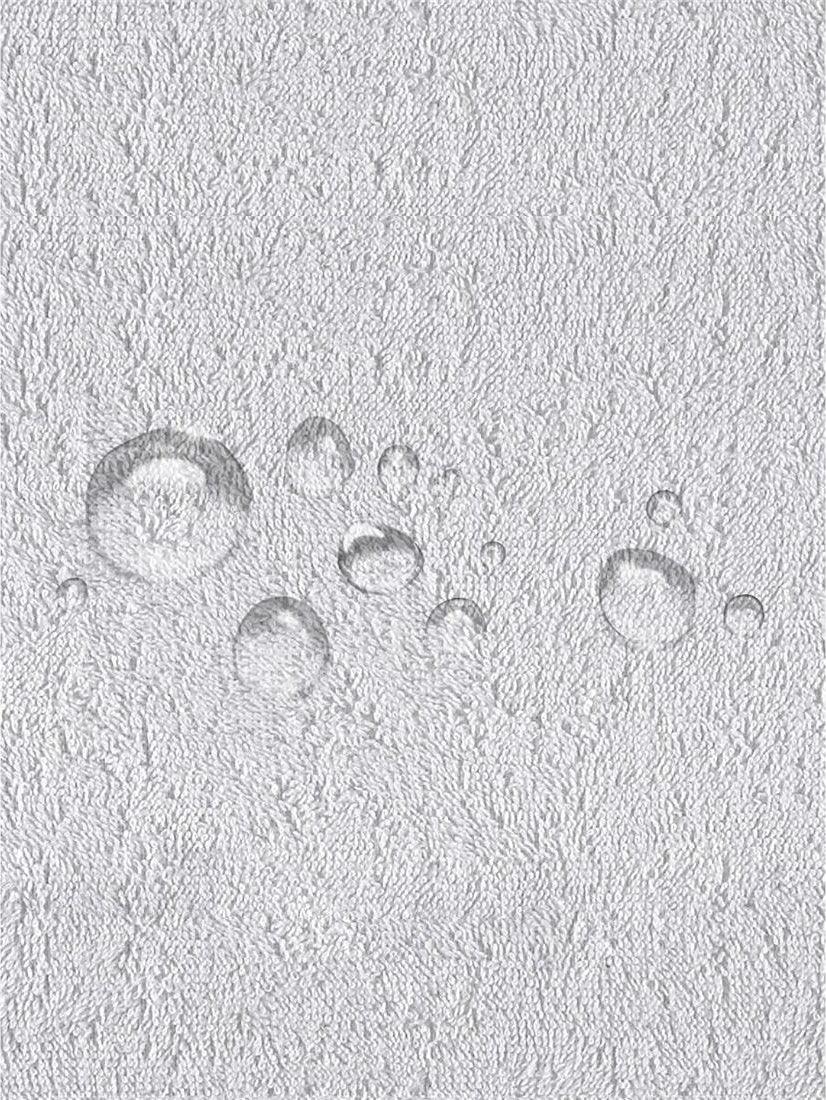 Cool Sheild Cotton Single Mattress Protector 182X91X25 Cm Antibacterial in White Colour - HomeTown