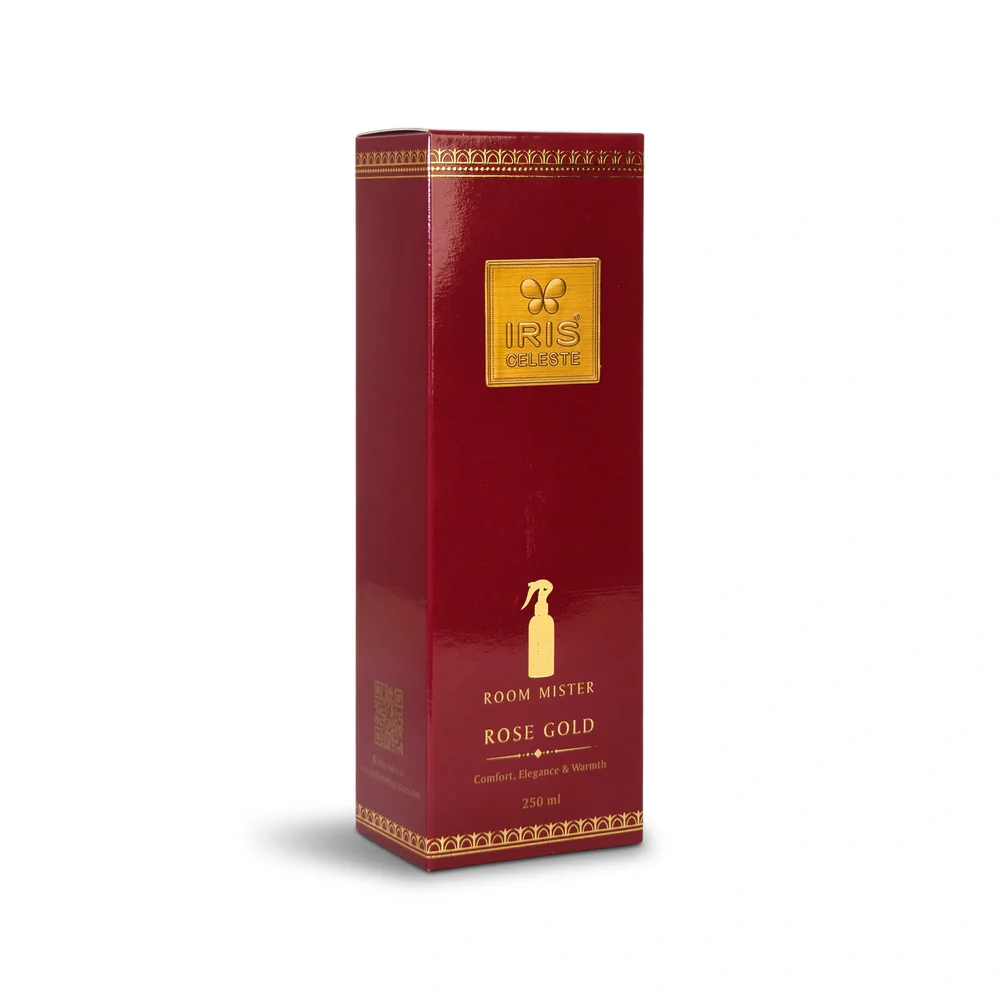 Iris Celeste Room Mist in Rose Gold Colour - Home Fragrance Room Mist