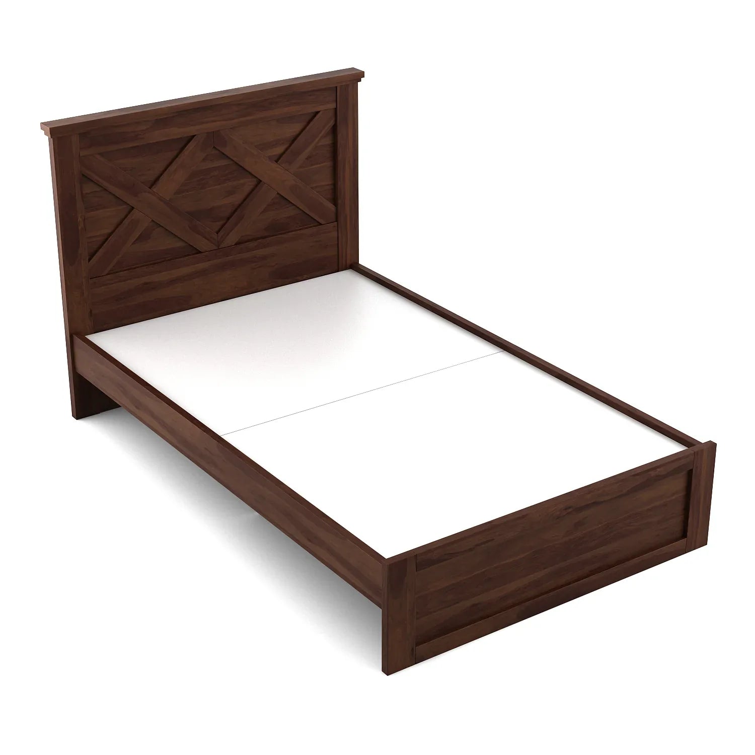 Antwerp Single Bed Without Storage in Sheesham Colour - HomeTown