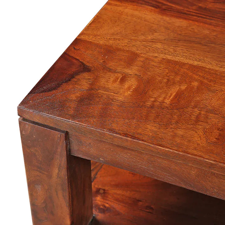 Woodrow Sheesham Wood(Rosewood) Center Table in Honey Colour - HomeTown