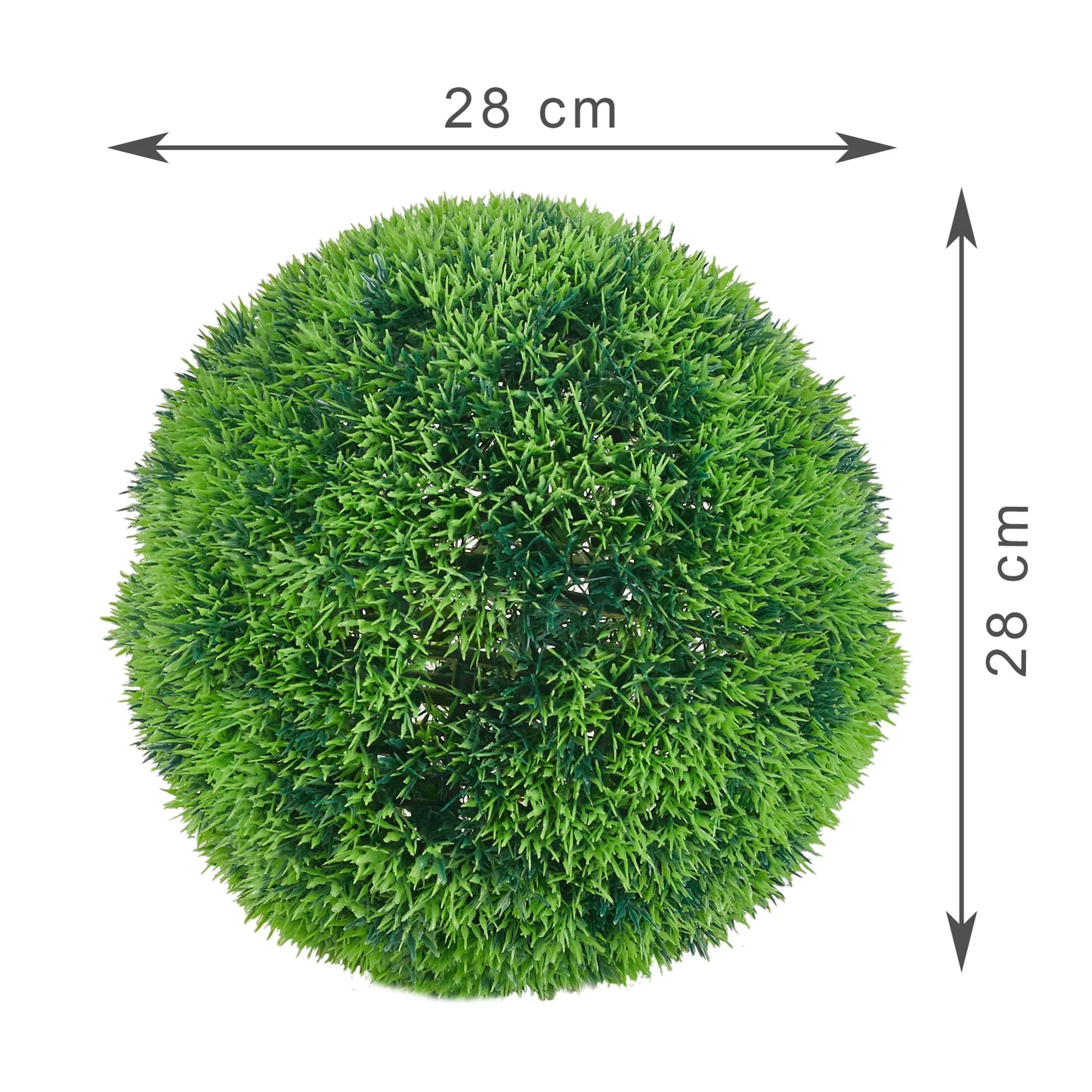 Ilana Artificial Grass Decorative Ball Dia 28Cm in Green Colour - HomeTown
