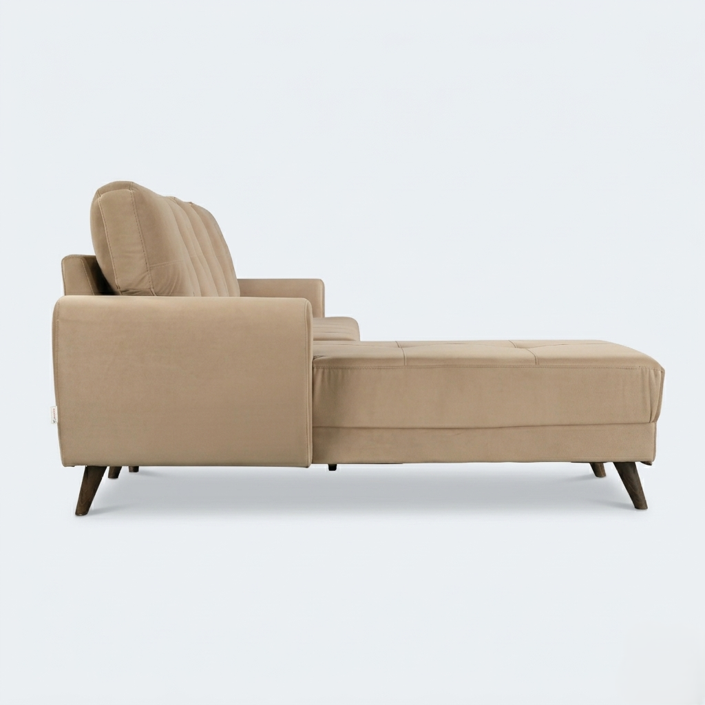 RIGA LYRA FAB LOUNGER LARGE BROWN RH