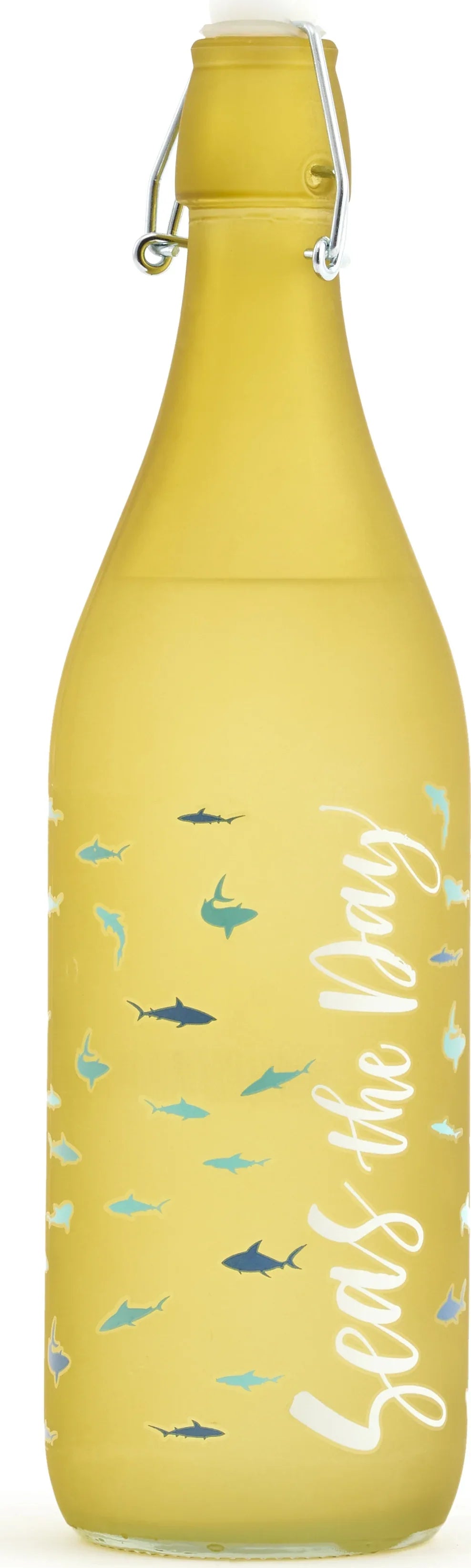 Bahamas Glass Green Frosted Bottle 1L in Green Colour - HomeTown