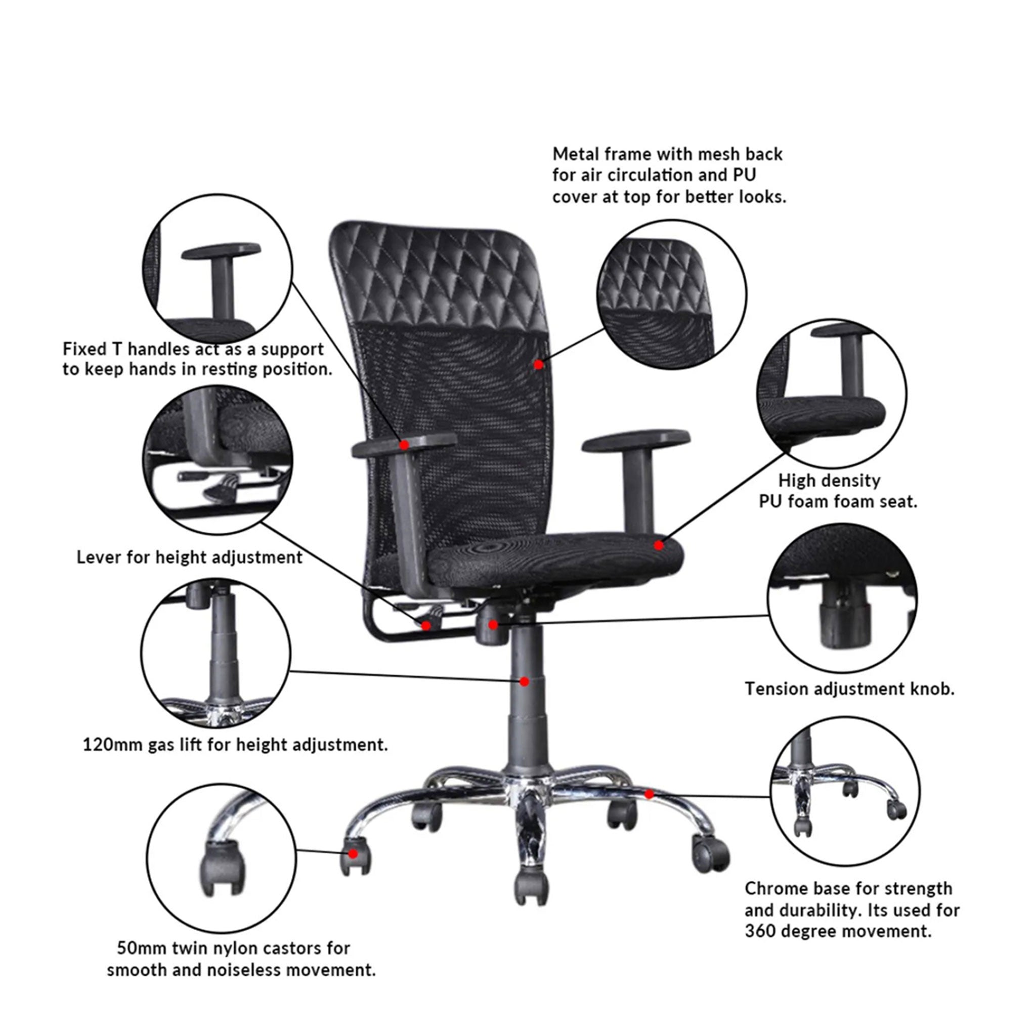 Comfora Office Chair Black