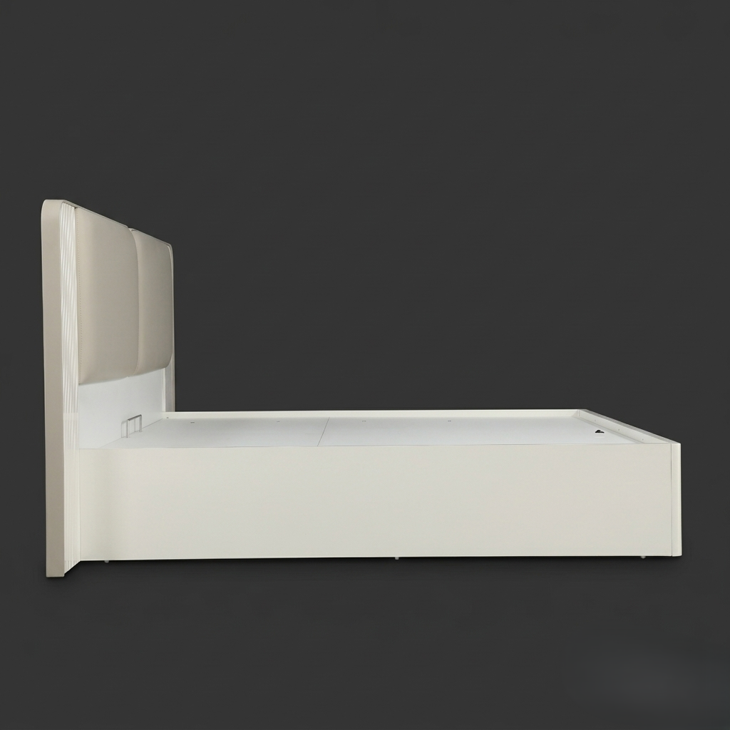 Snowcrest Queen Bed Full Hydraulic with Front Drawer