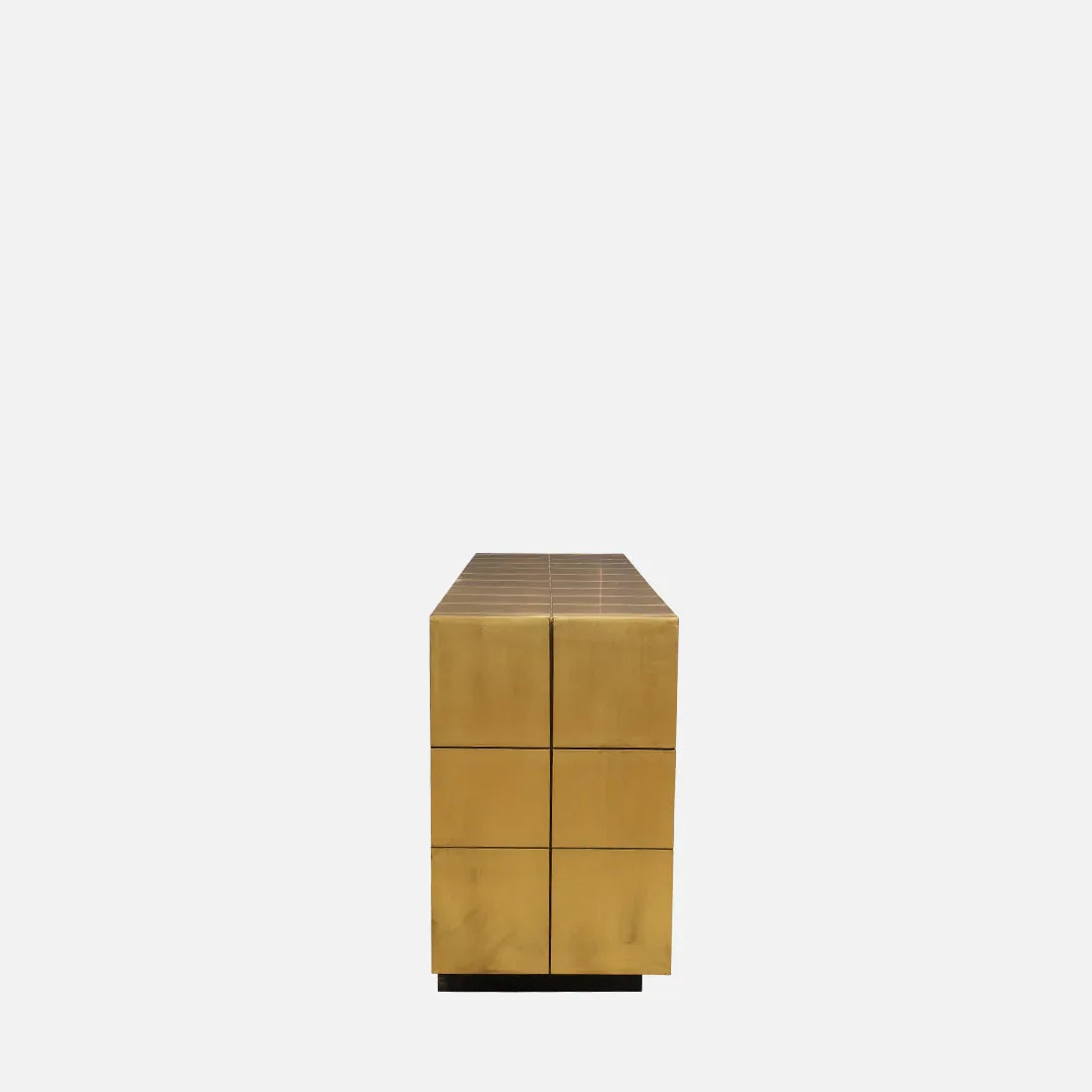 Adelaide Mango Wood Sideboard in Brass Colour - HomeTown