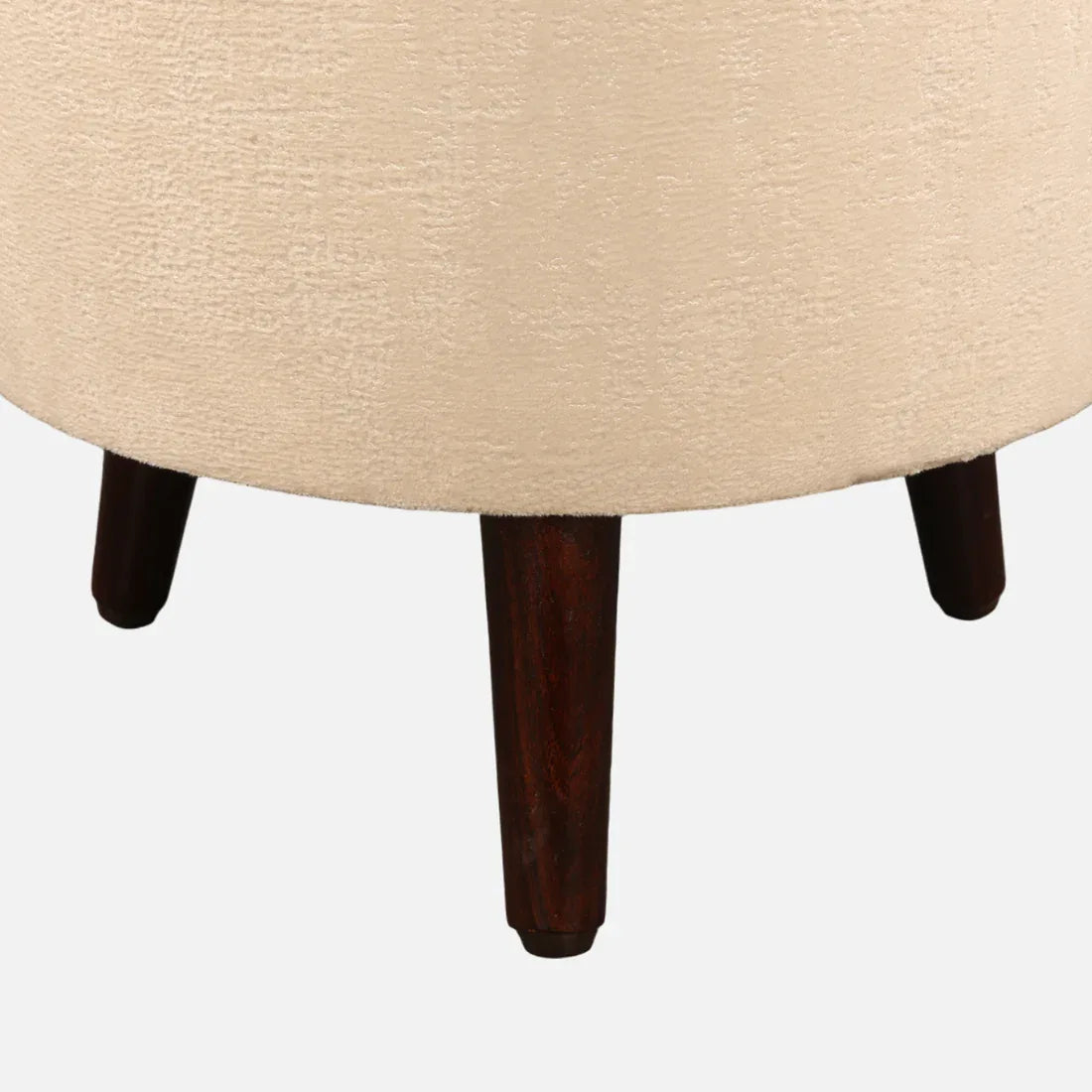 Ordhid Fabric Ottomans in Peach Colour - HomeTown