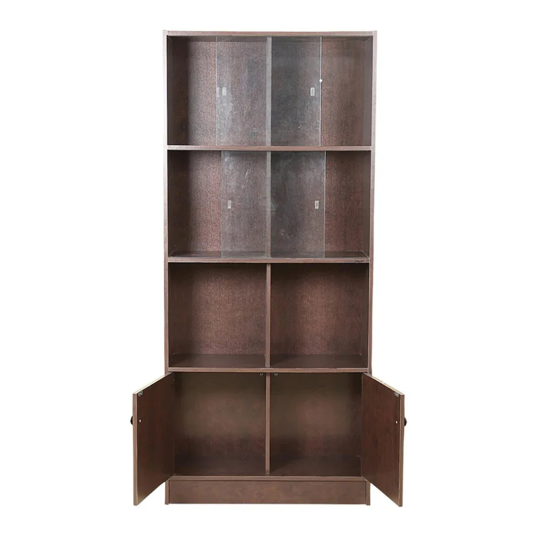 Crony Engineered Wood Large Book Shelf in Wenge Colour - HomeTown