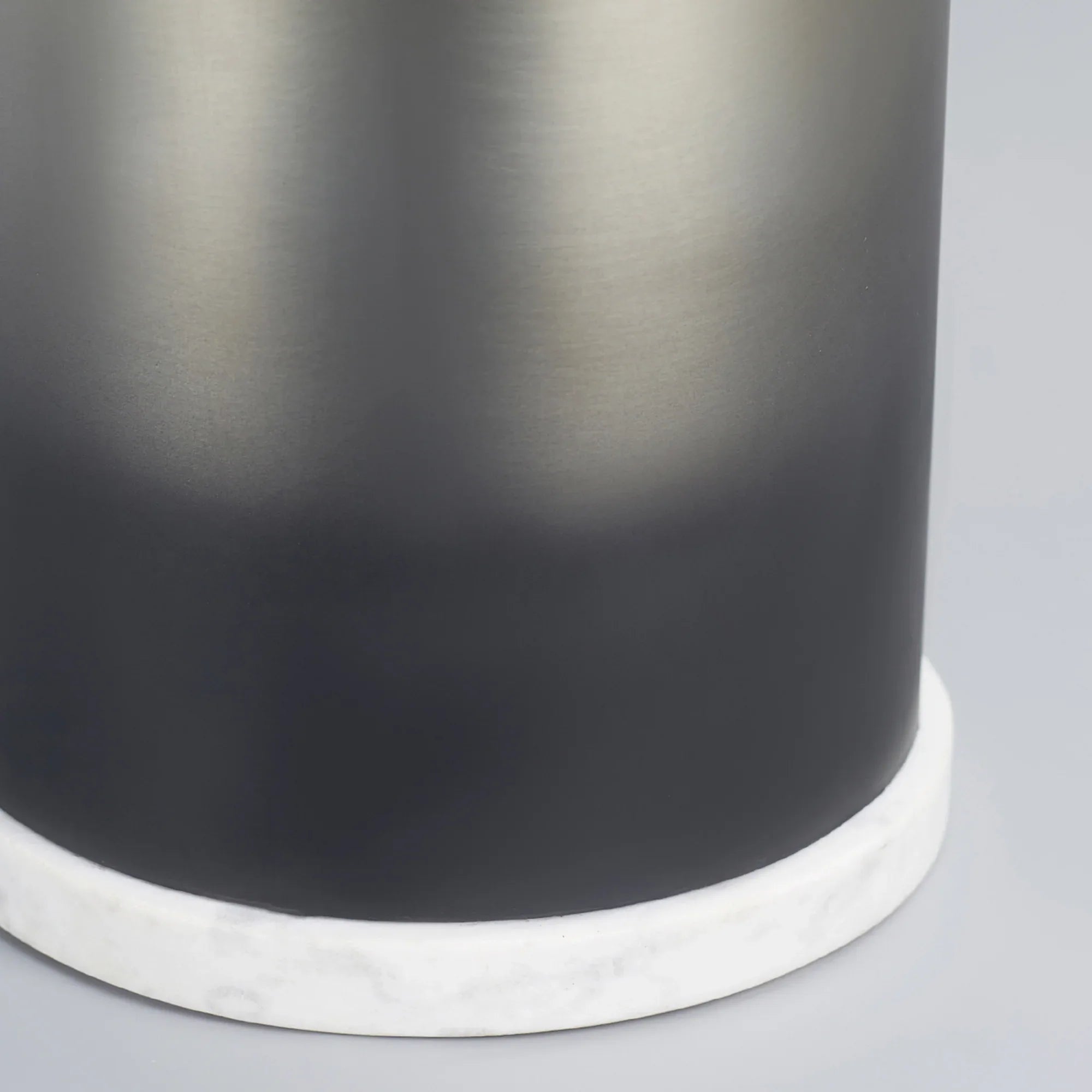 Zeus Iron and Glass Ombre Floor Hurricane 20x63 Cm in Antique Gold & Black Colour - HomeTown