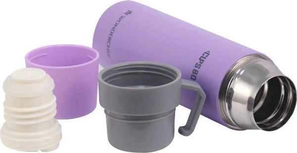 CupsBot Stainless steel Vacuum Insulated Hot And Cold Flask 500ML in Purple Colour dimensions