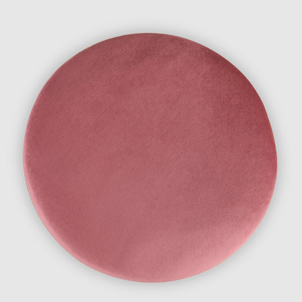 Barrel Fabric Ottomans in Blush Colour dimensions