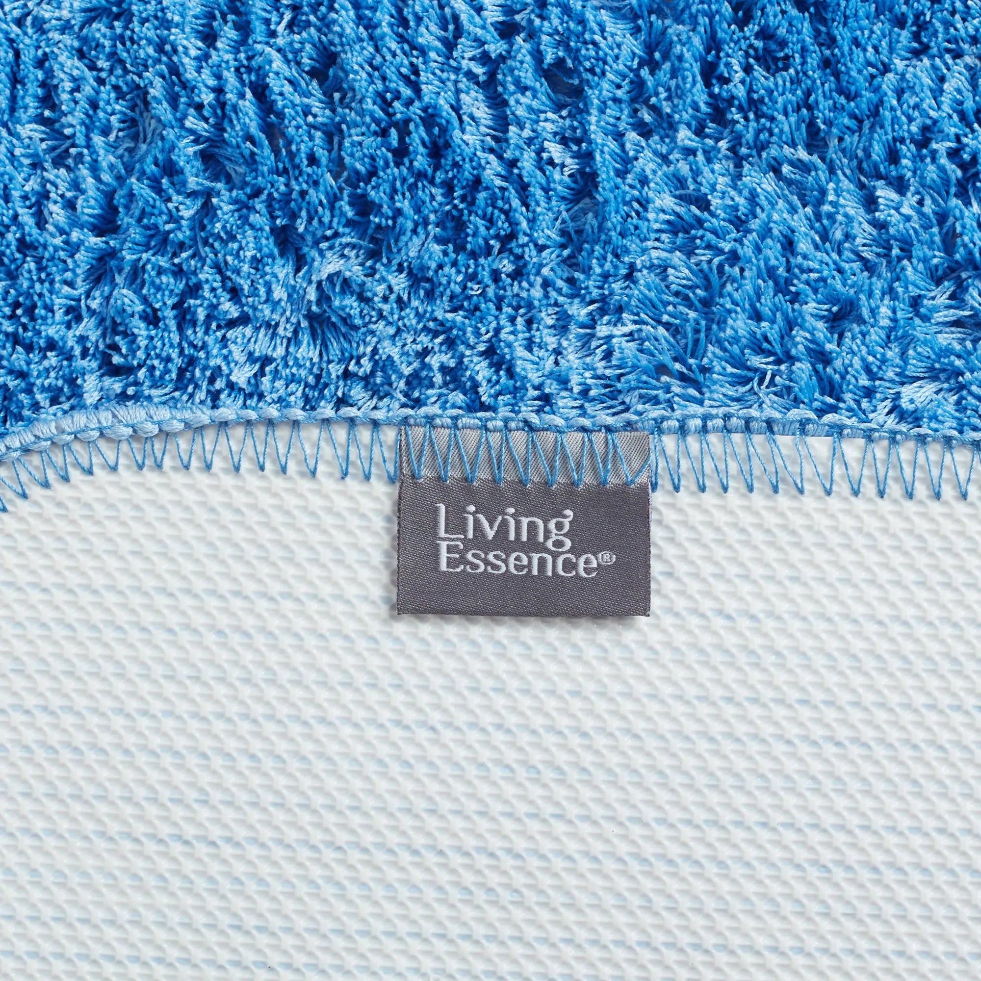 Emilia Micro Fiber Anti Skid Bath Mat 44x66 Cm in Blue Colour - HomeTown