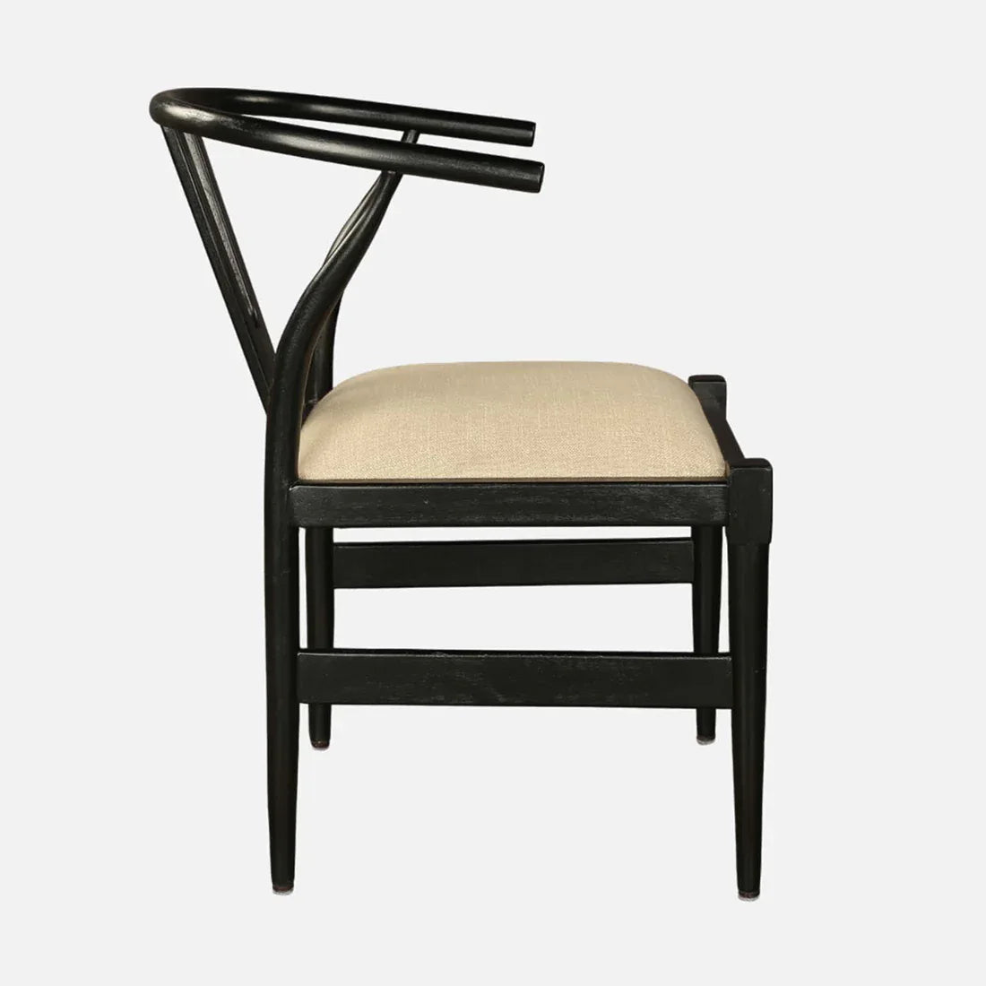 Kira Solidwood Wishbone Chair in Walnut Colour - HomeTown