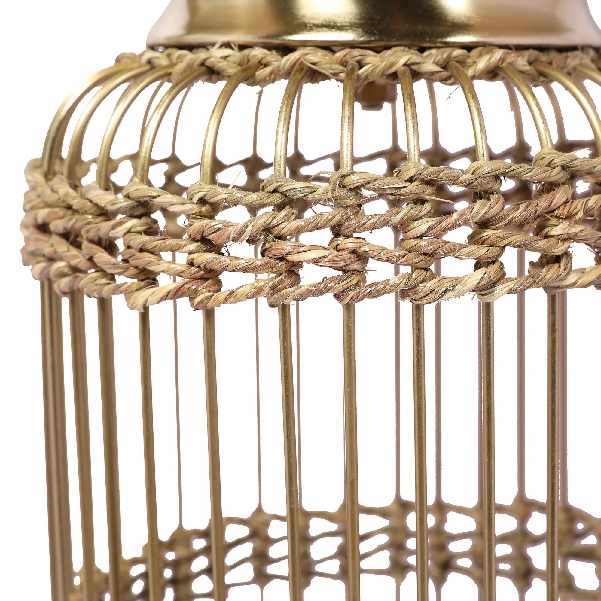 Cosmos Metal Planter 82 cm in Gold Colour - HomeTown