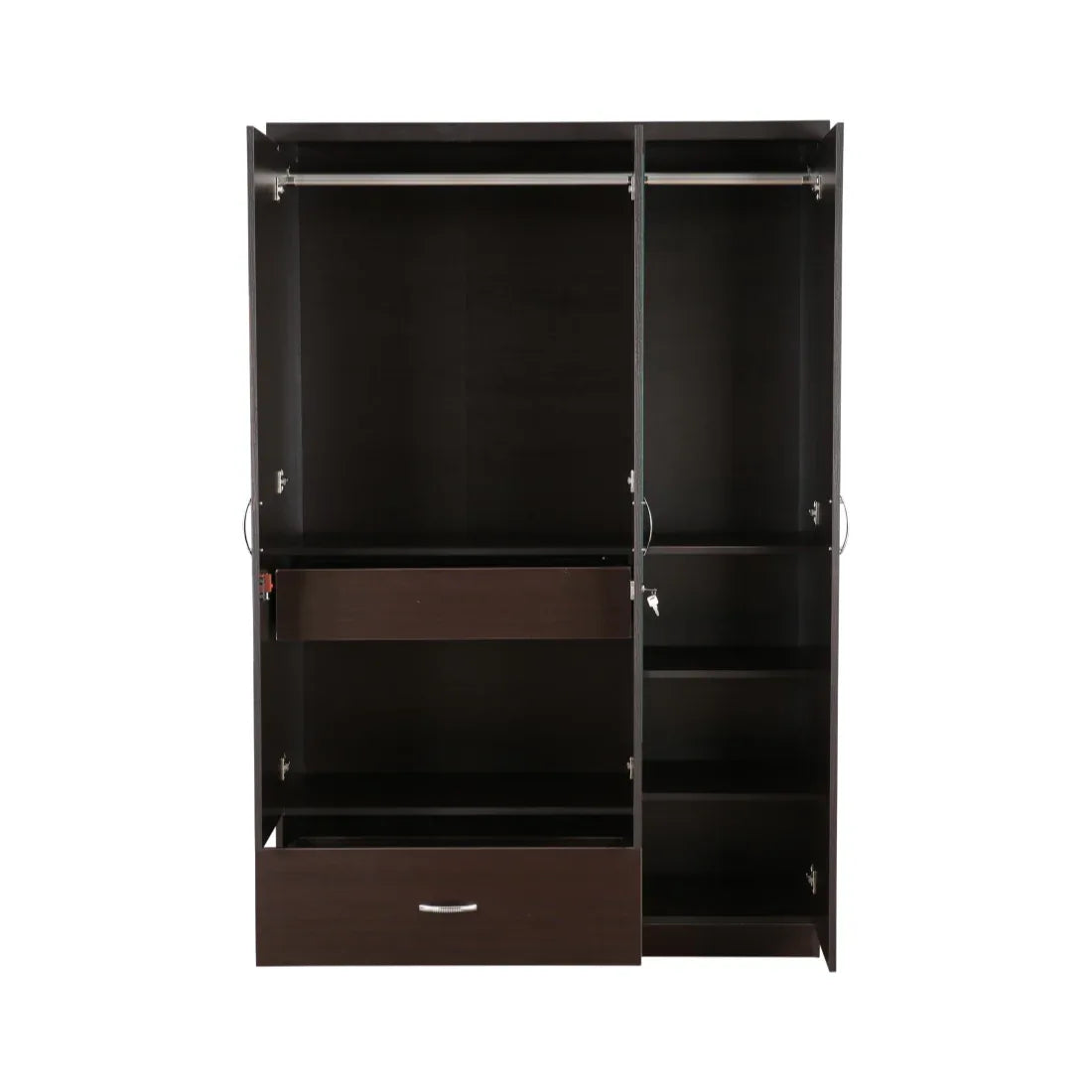 Utsav Three Door Wardrobe with Mirror - HomeTown
