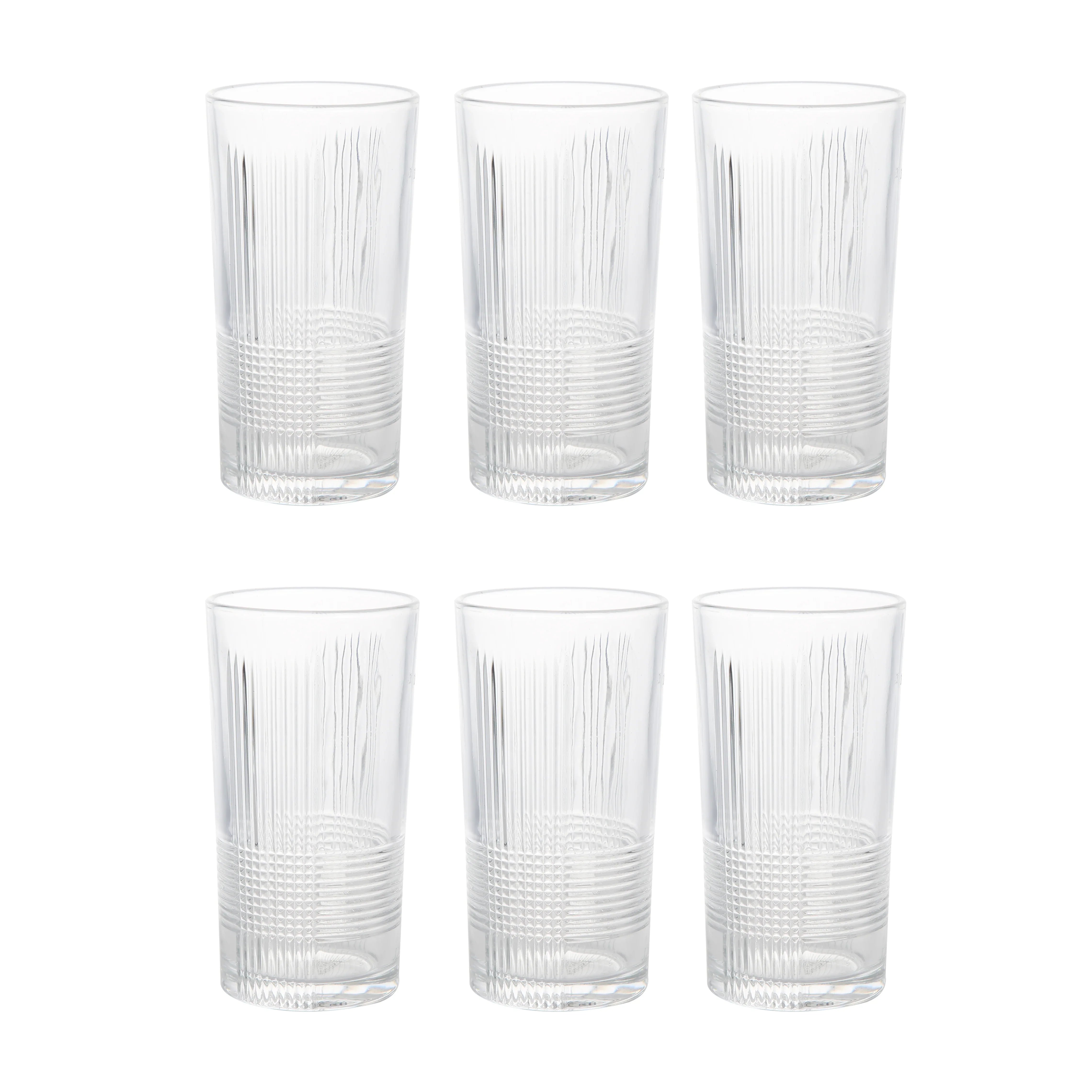 Brussels Water Glass Set of 6 Pcs in Transparent Colour - HomeTown
