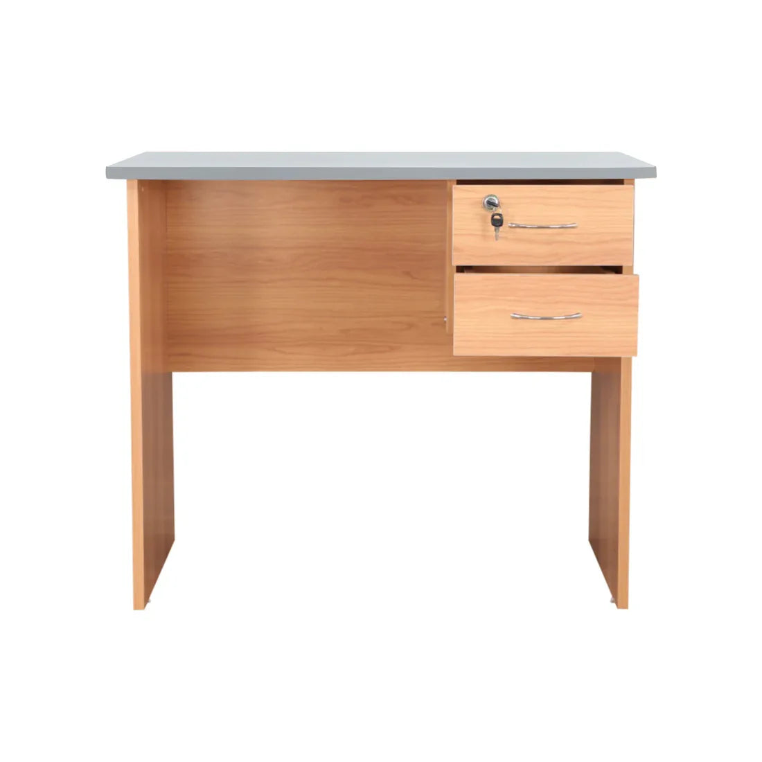 Simply Study Table in Honey + White Colour - HomeTown