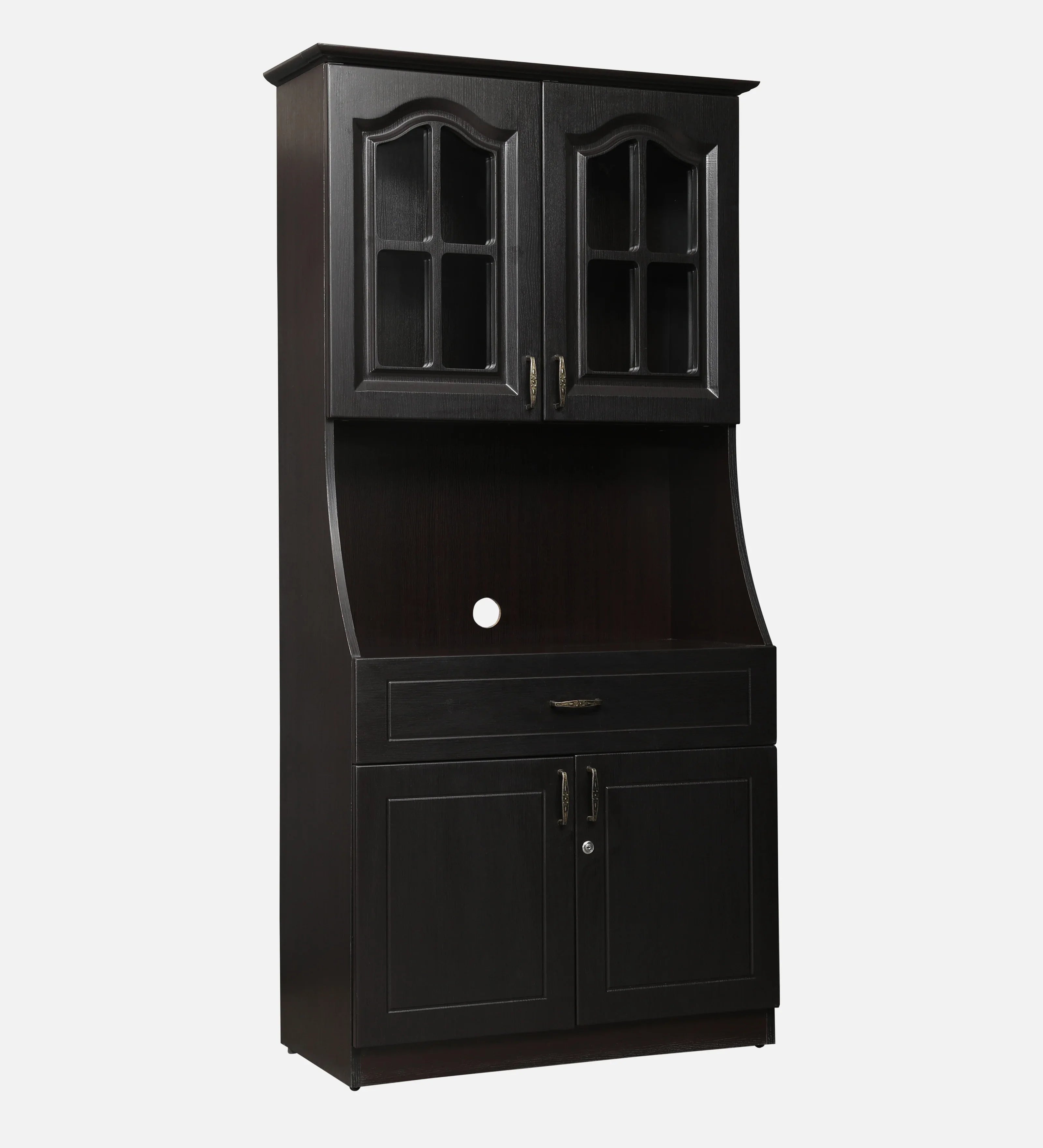 Mandarin Crockery Unit in Wenge Colour - HomeTown