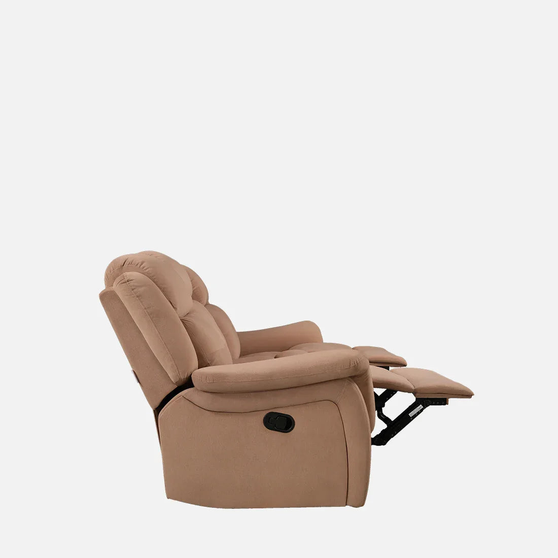 Attila Fabric Three Seater Recliner in Brown Colour - HomeTown