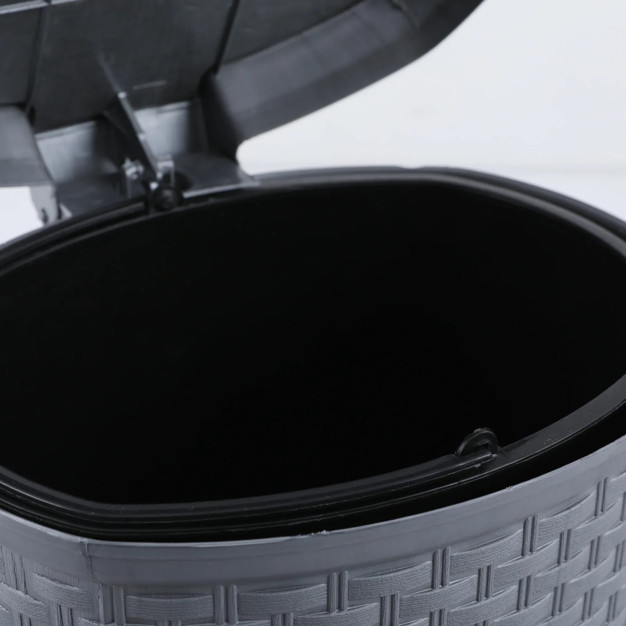 Java Plastic Pedal Dustbin with Inner Bucket 8 Ltr in Grey Colour - HomeTown