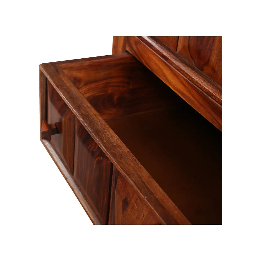 Woodrow Sheesham Wood(Rosewood) Chest of Drawer in Honey Colour - HomeTown