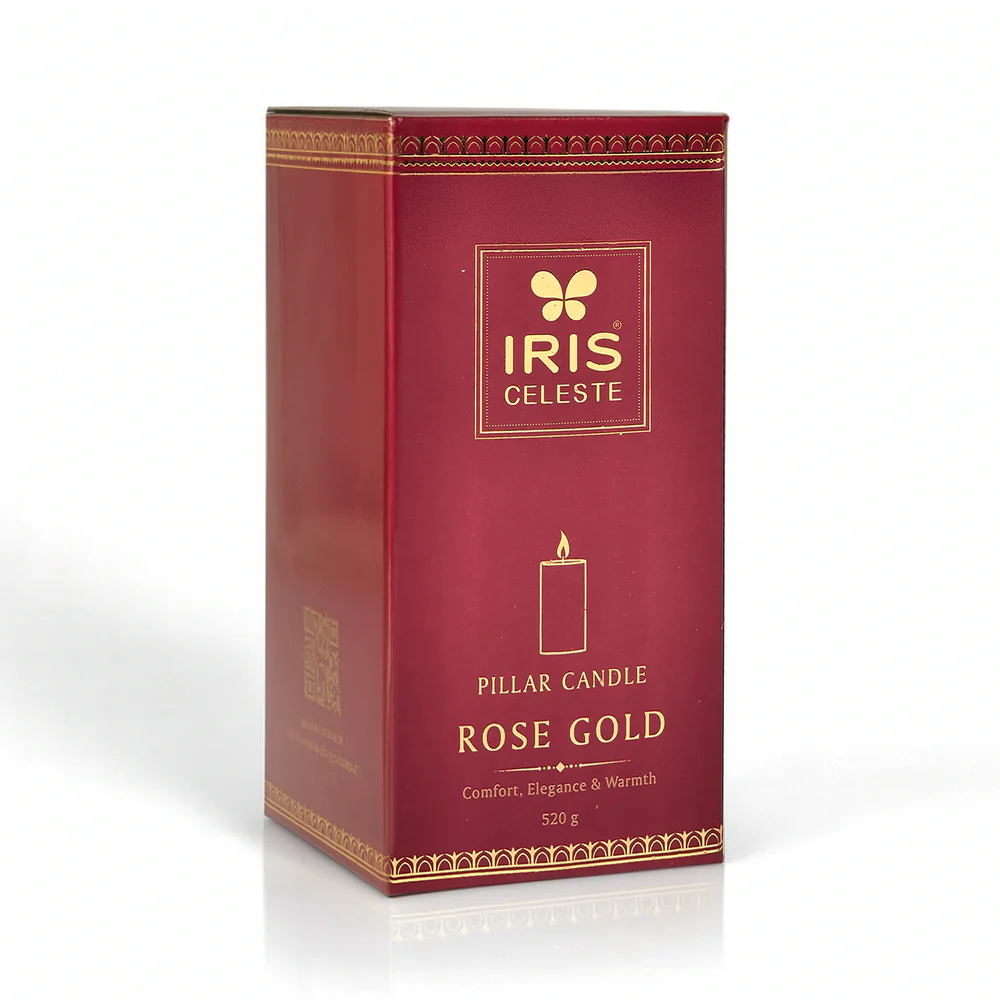 IRIS CELESTE  PILLAR CANDLE  ICAC09013RG