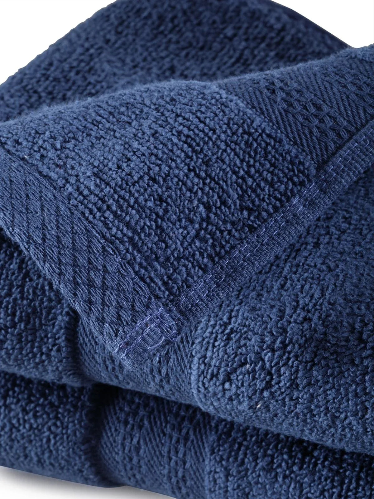 Paradiso Cotton Set Of 2 Hand Towel 40X60 Cm 500 Gsm in Navy Colour - HomeTown