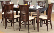 Cardiff Solidwood 6 Seater Dining Set with Bench in Expresso Colour - HomeTown
