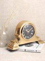 De Massion Arcadian Arc Table Clock in Gold