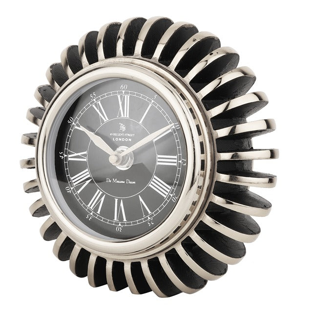 EdgeSculpt table clock Black