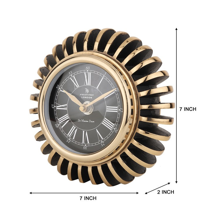 EdgeSculpt table clock Gold