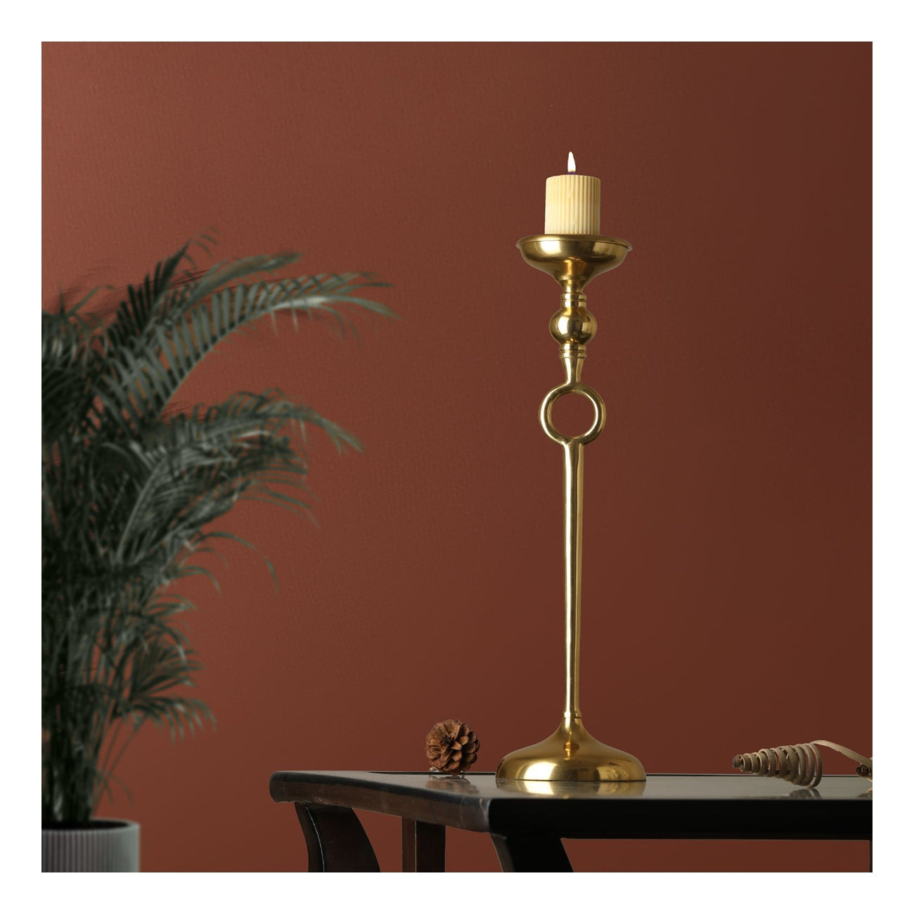 Ajna Gold Large Pillar Holder