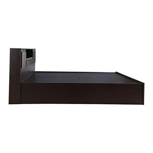 Tiago Engineered Wood Box Storage King Size Bed in Wenge Colour - HomeTown