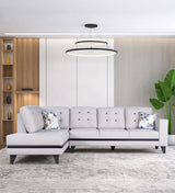 Garcia Fabric 5 Seater Sofa with Right Hand Side Lounger