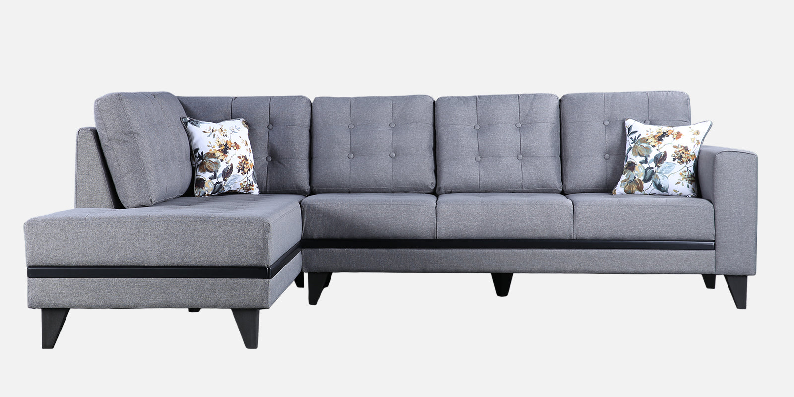 Garcia Fabric 5 Seater Sofa with Right Hand Side Lounger