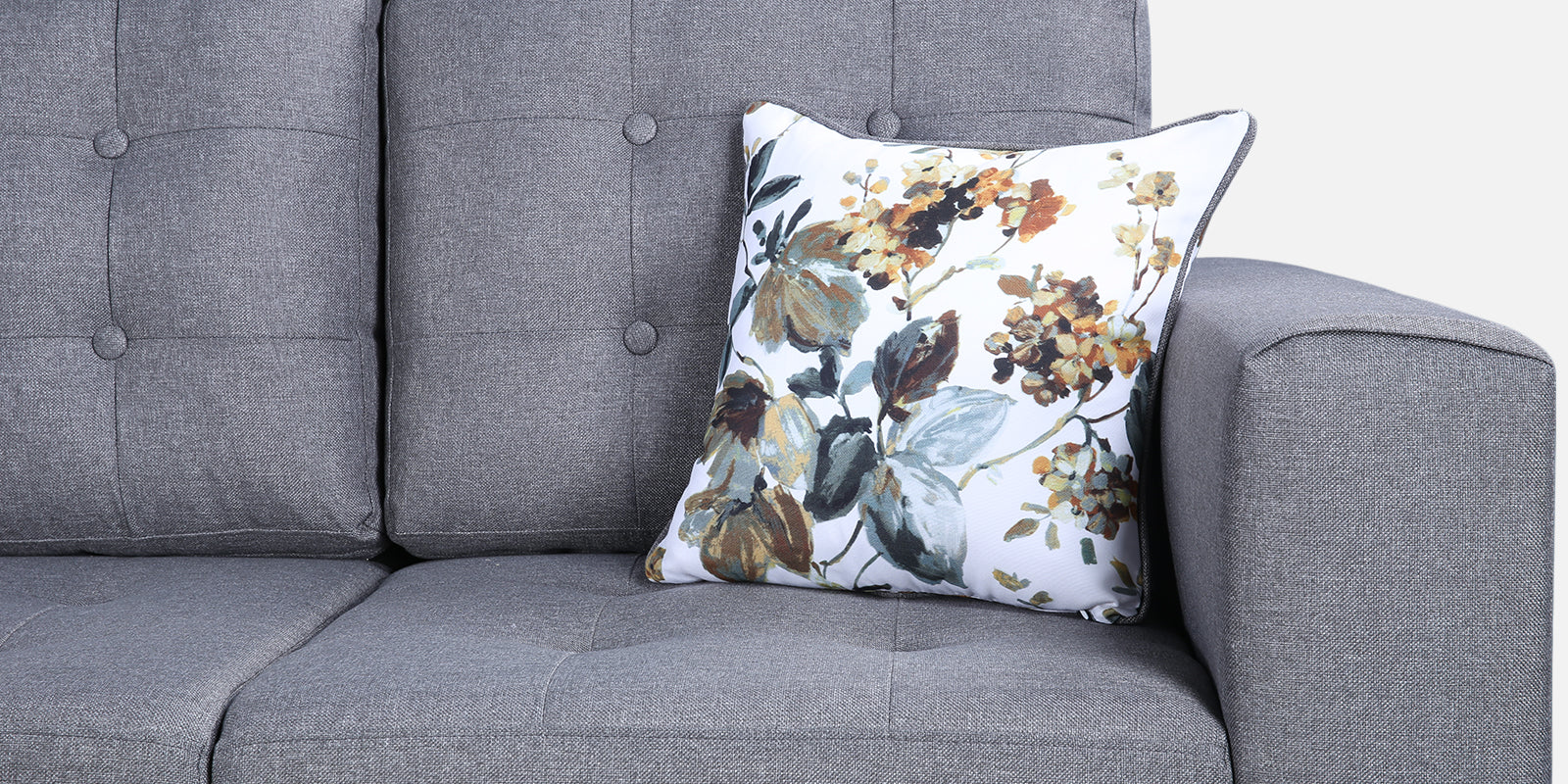 Garcia Fabric 5 Seater Sofa with Right Hand Side Lounger