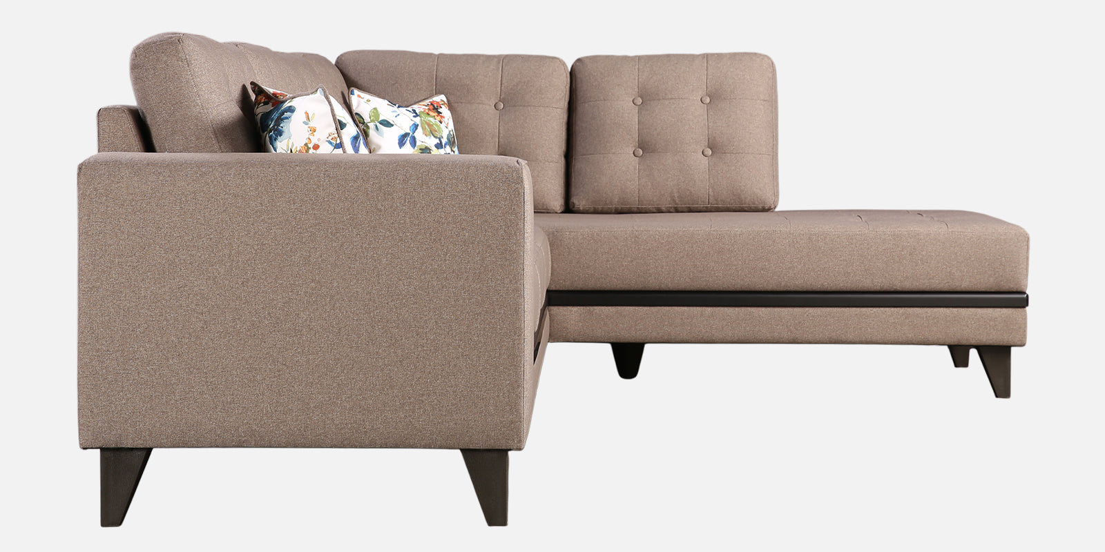 Garcia Fabric 3 Seater Sofa With Left Hand Side Lounger