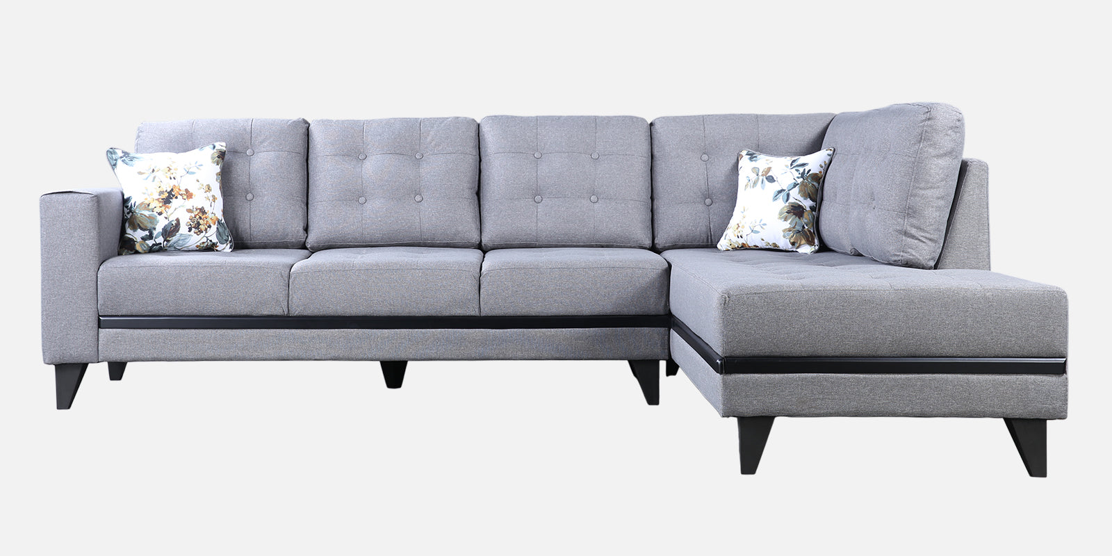 Garcia Fabric 3 Seater Sofa With Left Hand Side Lounger