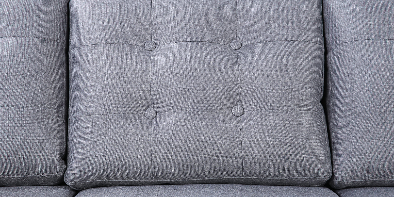 Garcia Fabric 3 Seater Sofa With Left Hand Side Lounger