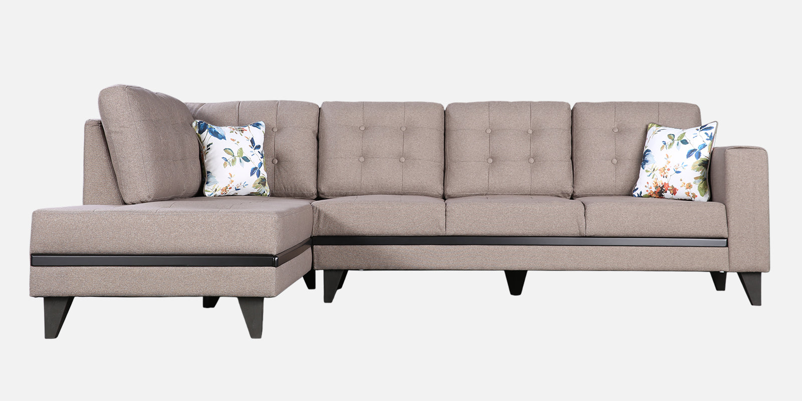 Garcia Fabric 5 Seater Sofa with Right Hand Side Lounger