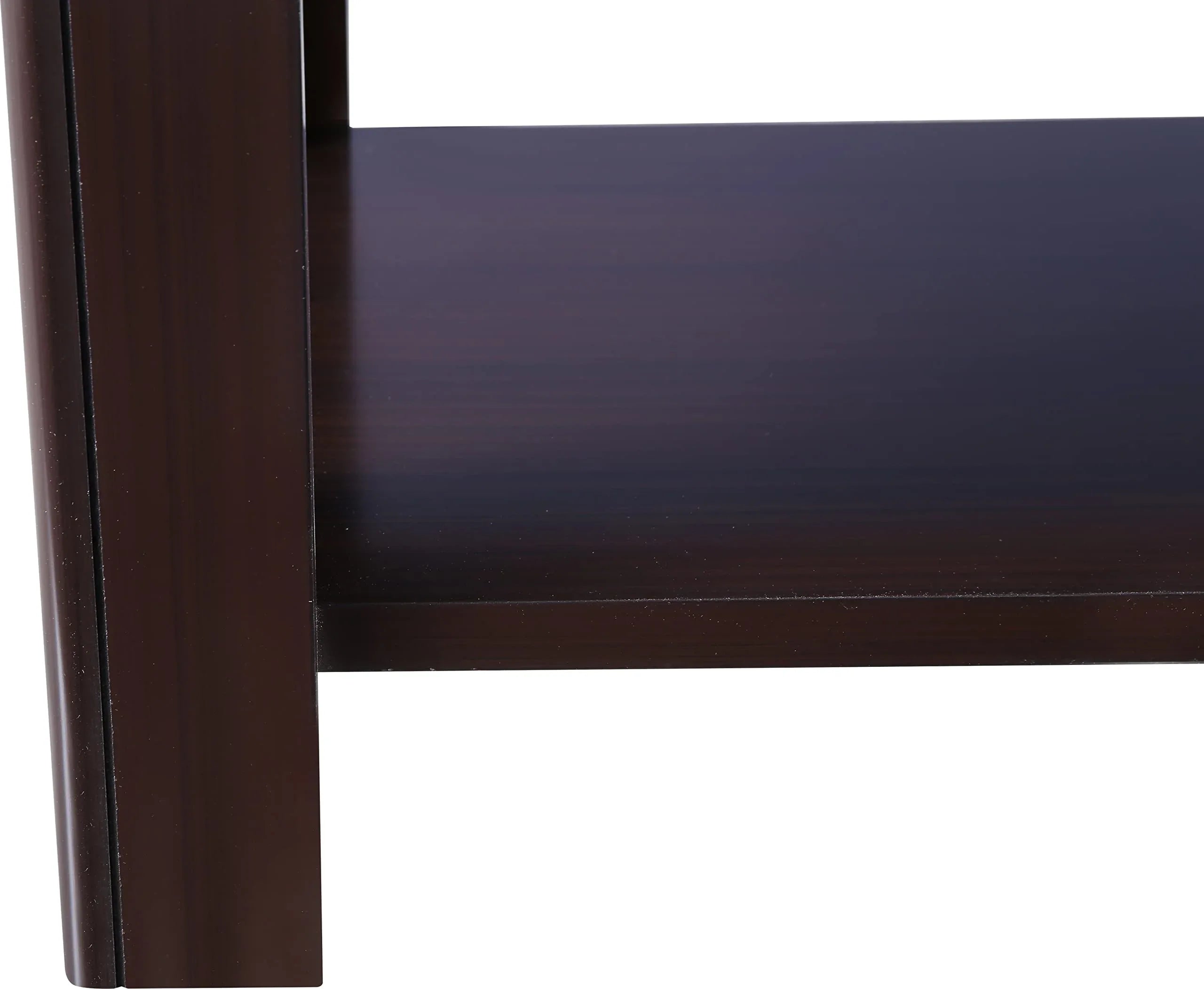 Maysville Glass Top Center Table in Walnut Colour - HomeTown