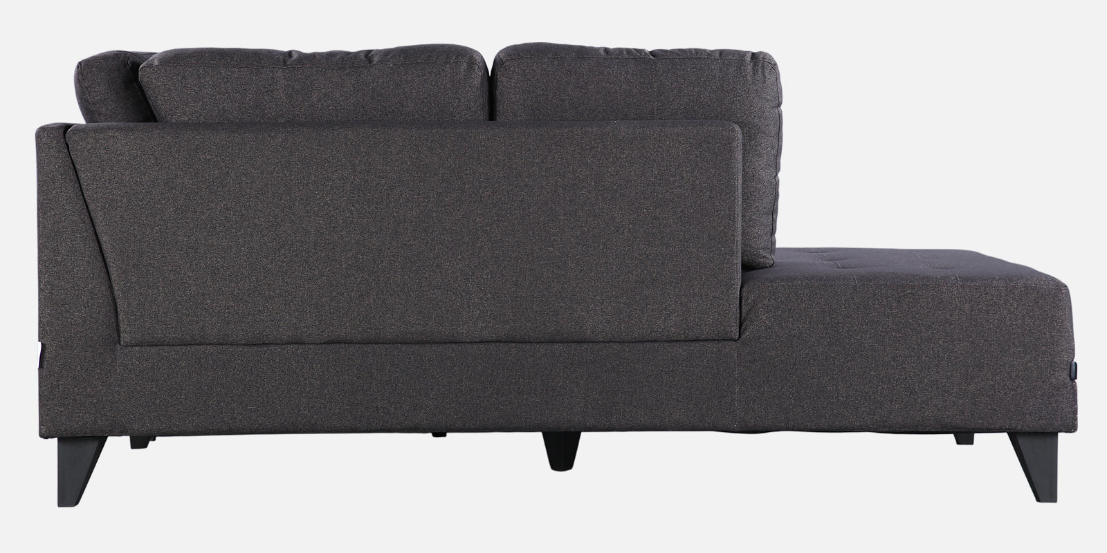 Garcia Fabric RH Lounger Large in Dark Brown Colour