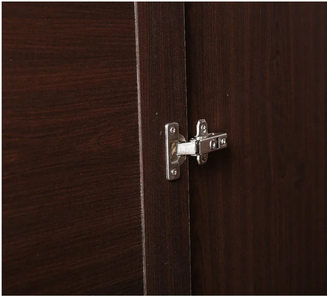 Magnum Four Door Wardrobe in Walnut Finish - HomeTown